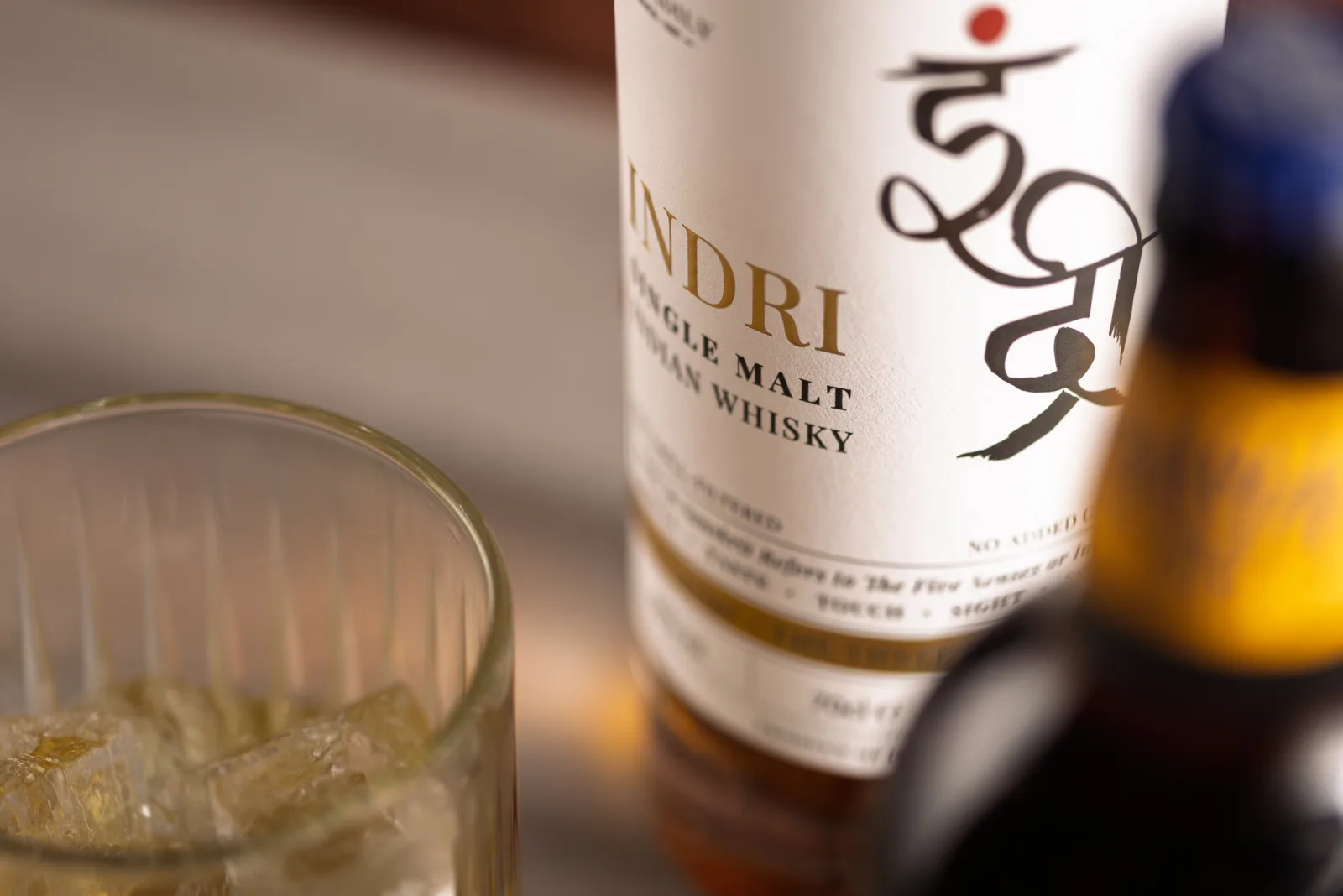 Premium whisky pour at Padharo, Southampton