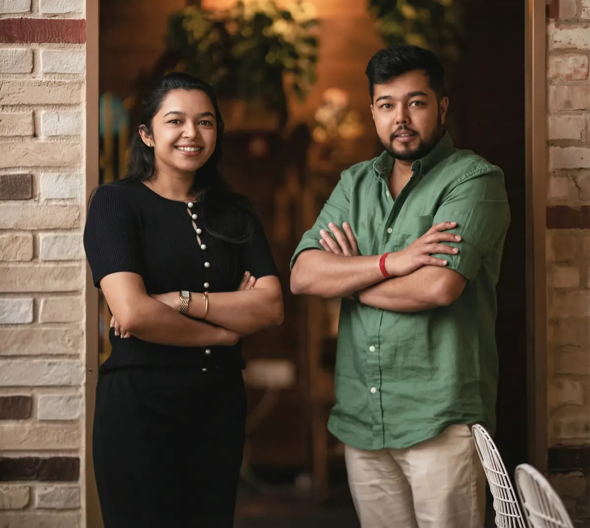 Ankit and Neha — Founders of Padharo