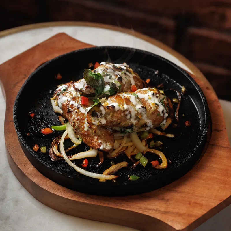 Afghani Malai Chaap - vegetarian Indian dish at Padharo Southampton