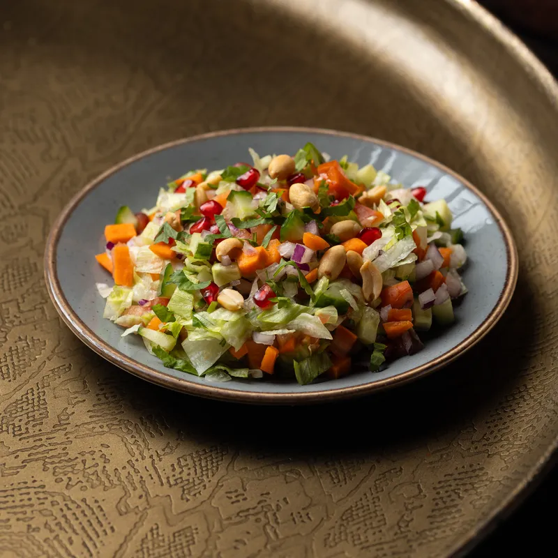 Kachumber Salad - vegetarian Indian dish at Padharo Southampton