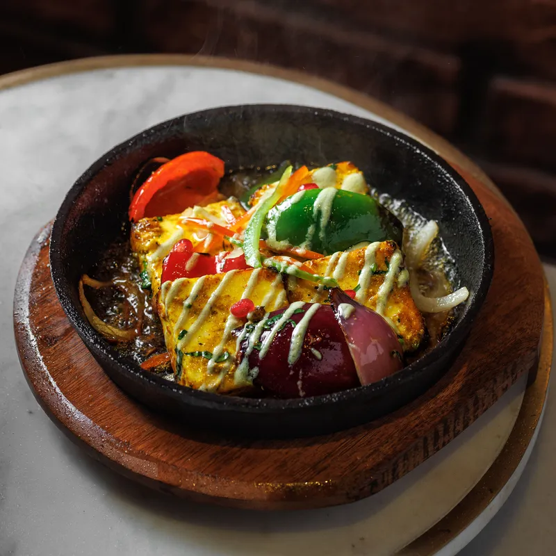 Paneer Tikka - vegetarian Indian dish at Padharo Southampton
