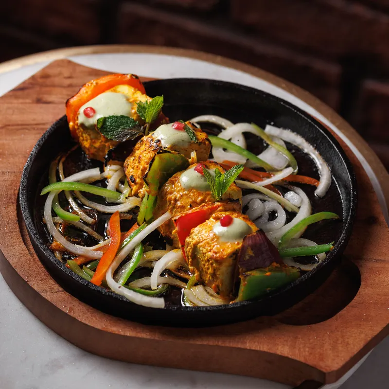 Tofu Tikka - vegetarian Indian dish at Padharo Southampton